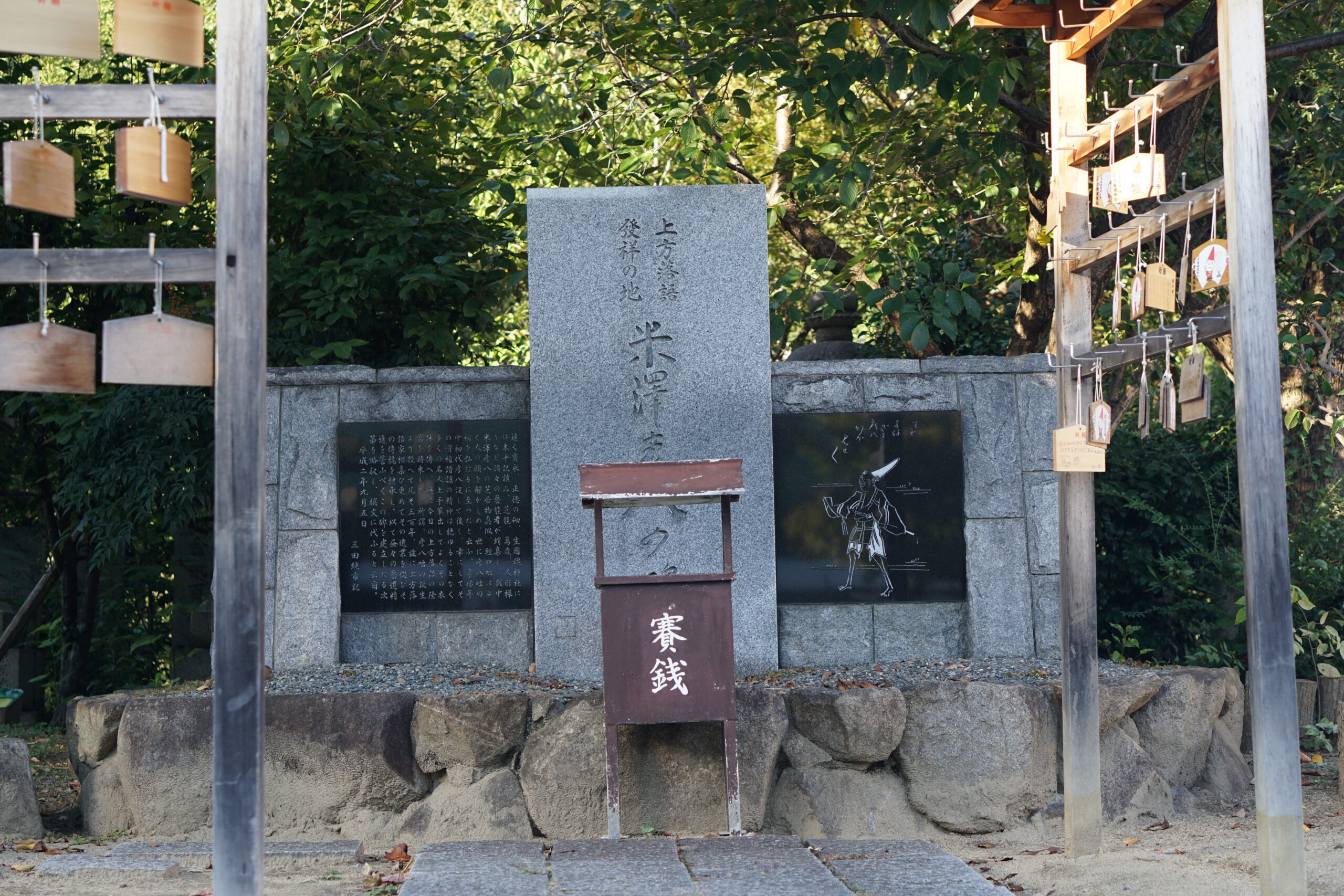 米澤彦八の碑